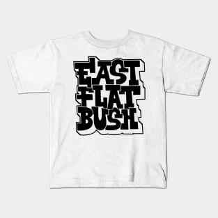 Graffiti Vibes: Unleash the Spirit of East Flatbush Kids T-Shirt